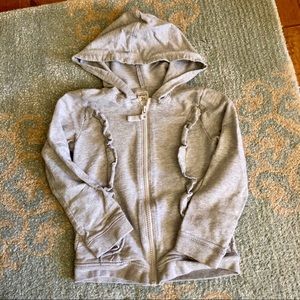 Carter’s Gray Ruffle Hoodie